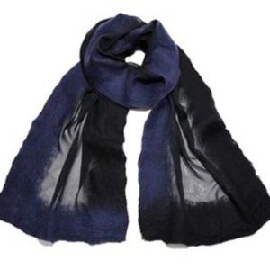 Handmade luxury silk shawl   wrap mixed with felt